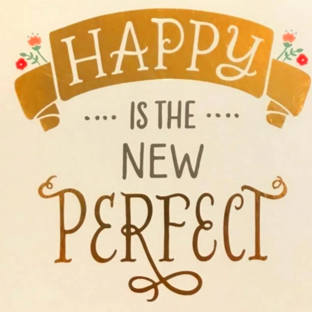 𝅺HAPPY is the New perfect and other words of joy 😊- book from Hallmark